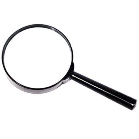 Is magnifying glass image real?